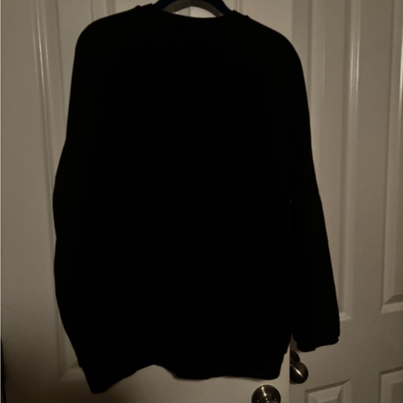 Adidas Originals Black Crewneck Sweatshirt medium/large A00305 - Picture 4 of 7